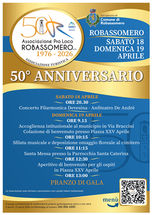 50° Anniversario Pro Loco Robassomero