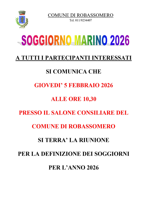 Soggiorni Marini 2026